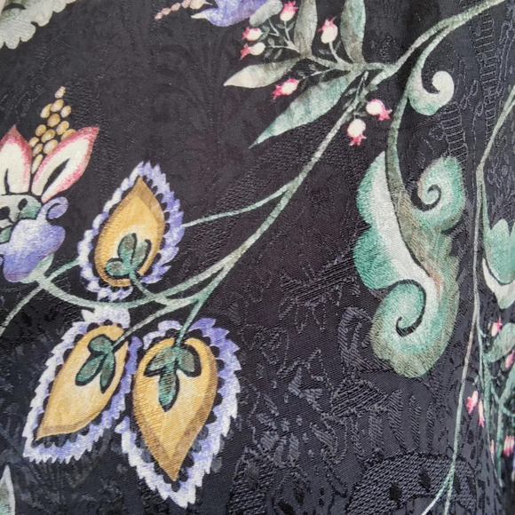 Vintage Liz Claiborne Suit • Black Floral • 2 pieces • 80s • Sz 6 - Picture 6 of 9